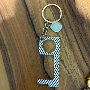 Chevron Keychain Door Opener